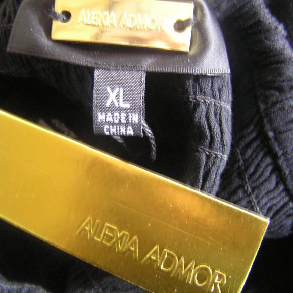 ALEXIA ADMOR Leia Black Maxi Dress XL - Picture 13 of 14